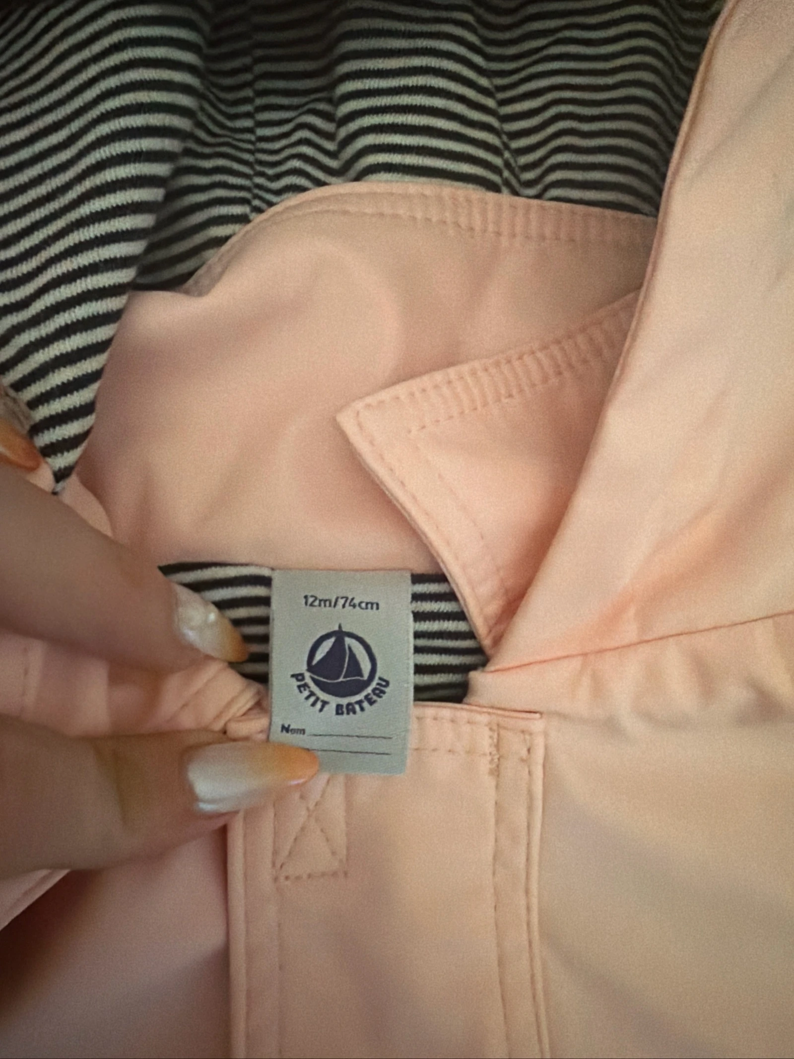 Roze jasje voor meisjes 12 maanden Petit Bateau, zeer goede staat – photo 3